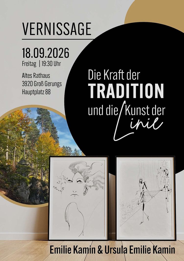Ausstellung "Die Kraft der Tradition und die Kunst der Linie"