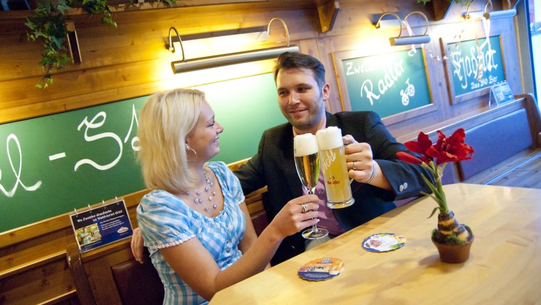 Dämmerschoppen in der Zwettler Brauerei, © Waldviertel Tourismus, Studio Kerschbaum